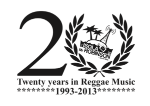 20 years of L Isola di Mr Robinson Radio Show Logo Design V2 2013