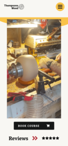 Thompsons Wood Lathe Turn For Beginners Mobile Version