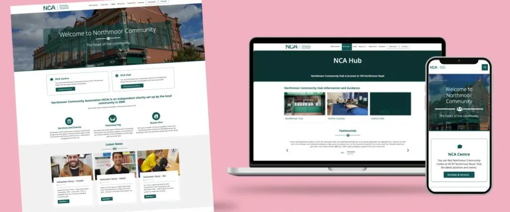 Matt Lion Web Design • Northmoor Community Association Website