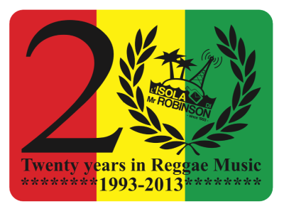 20 years of L Isola di Mr Robinson Radio Show Logo Design V1 2013