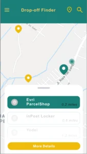 Drop-off Finder App by MattLion