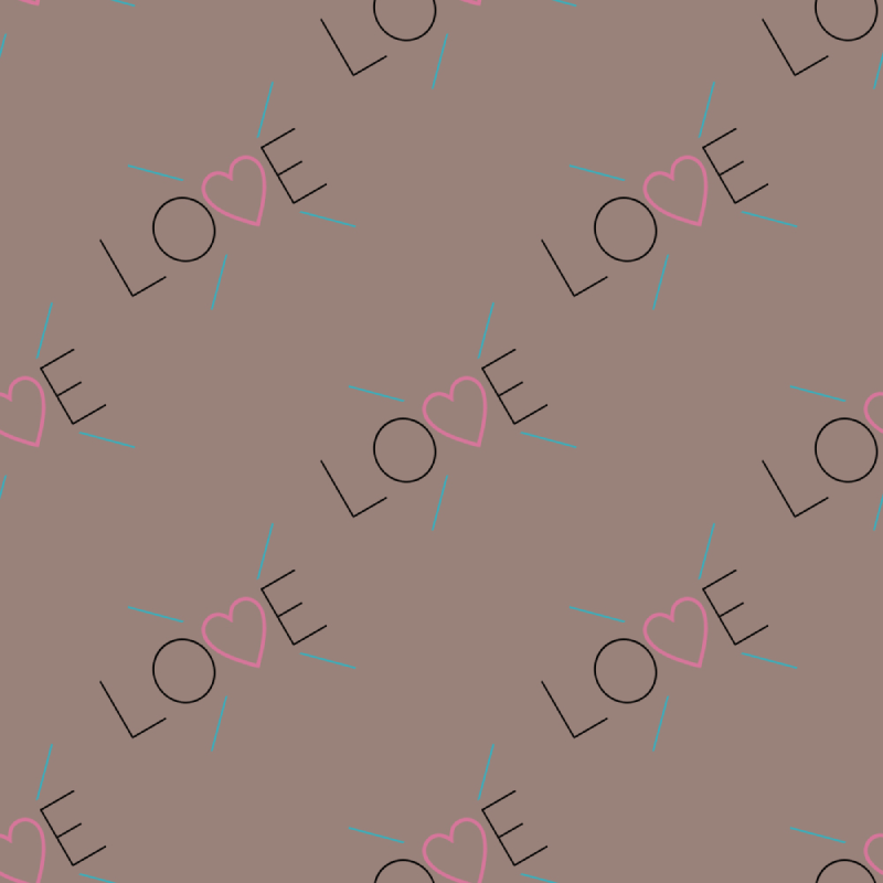 Printed Village Love V2 Scarf Pattern Design Competition by Matteo Lion 2014