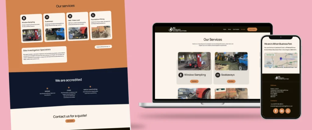 Si Ground Investigation Website Showcase MattLion