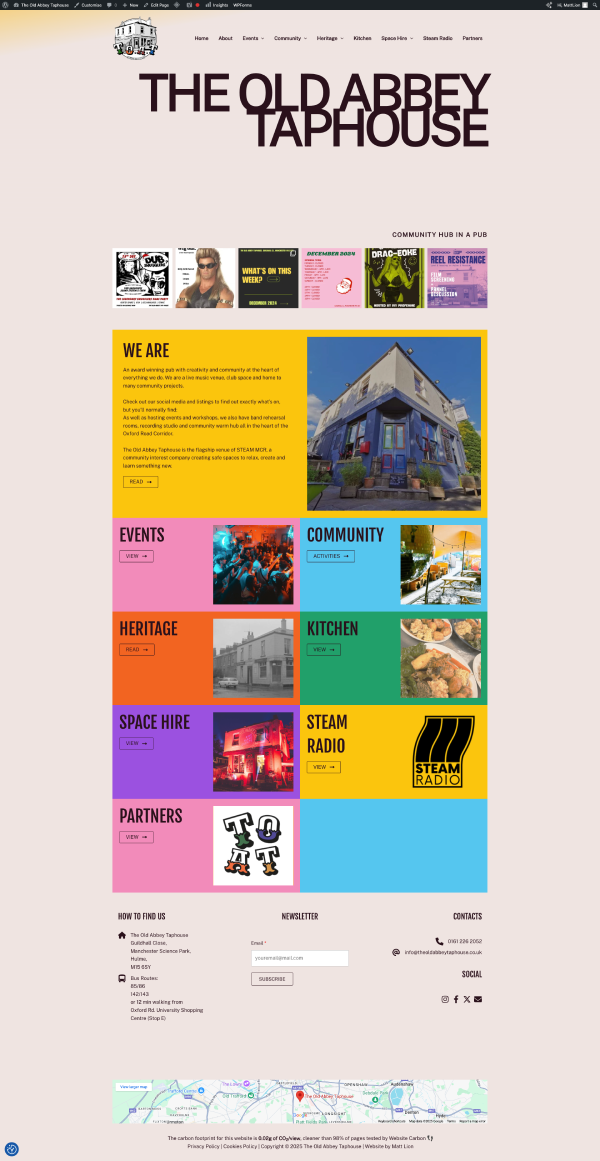 TOAT Home Page Matt Lion