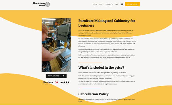 Thompsons Wood Furniture Making For Beginners Page